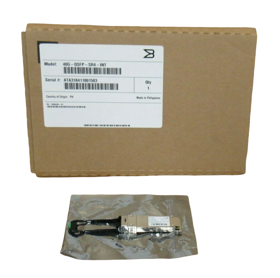 New Fujitsu S26361-F5294-L114 Brocade 40G-QSFP-SR4-INT 40Gbase-SR4 QSFP 40GbE