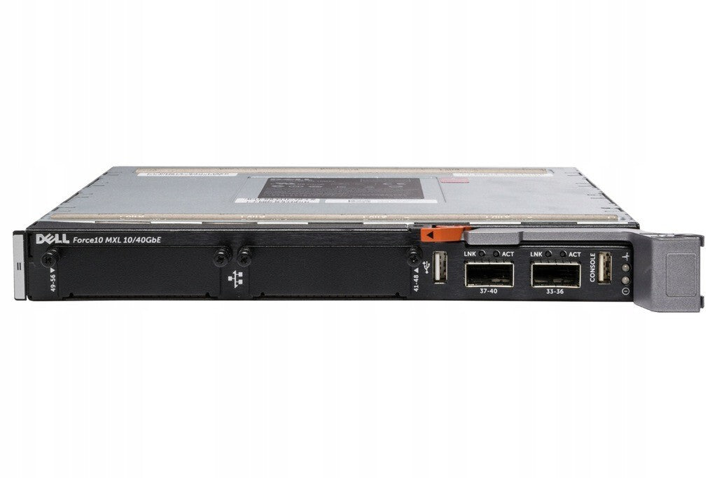 Dell Force10 MXL 10/40GbE 2-Port QSFP+ Switch Module NVH81 For M1000E Chassis