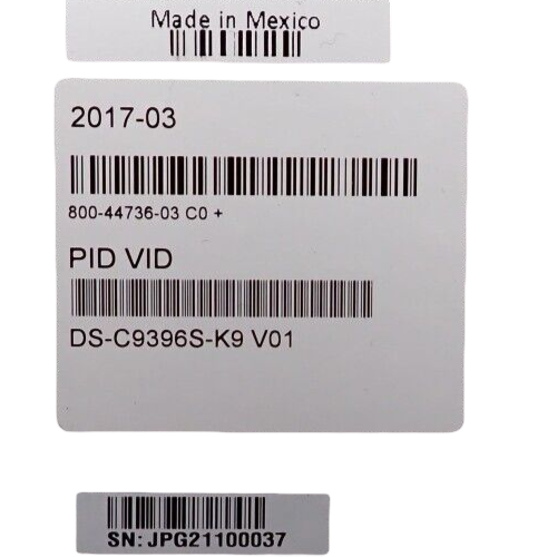 Cisco MDS 9396S 96x 16G FC (84-Active) Multilayer Fabric Switch DS-C9396S-K9