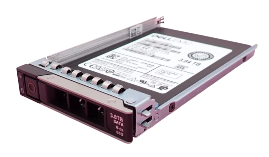 Dell 3.84TB SATA 6Gb/s 2.5" RI SSD MZ-7L33T8A GCN5W + 14/15/16th Gen Caddy