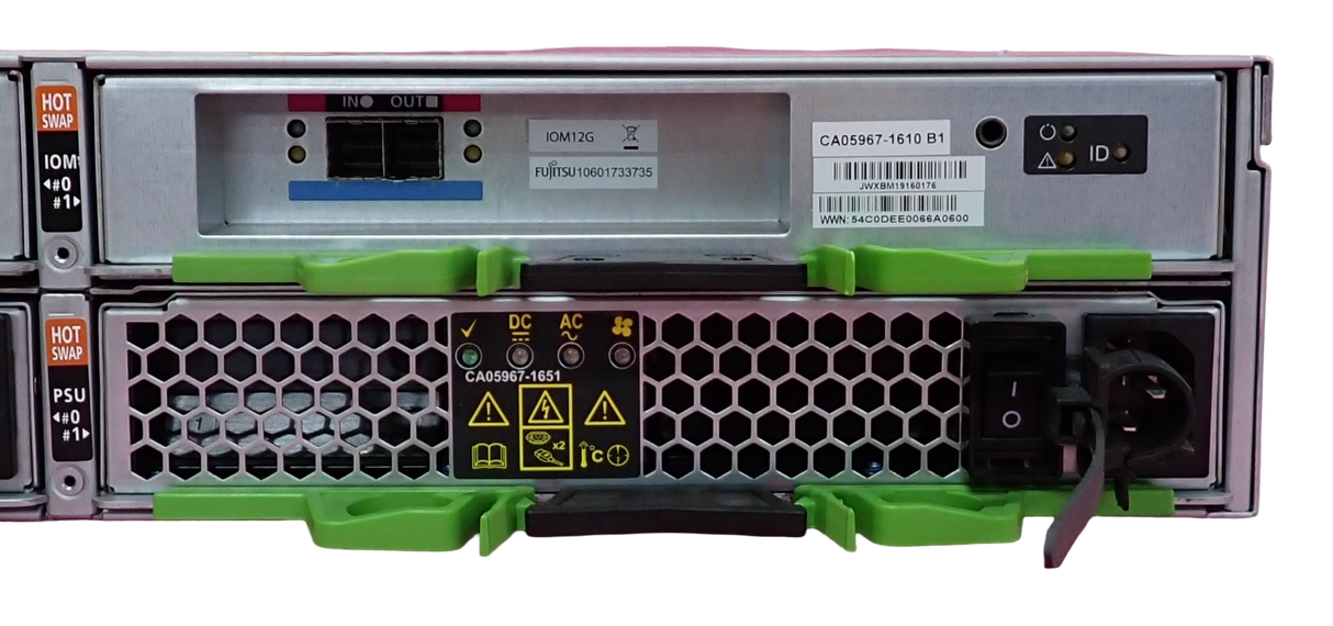 Fujitsu Eternus DX5/600 S3 LFF Expansion Array 2x I/O 12G Controller 2x 800W PSU