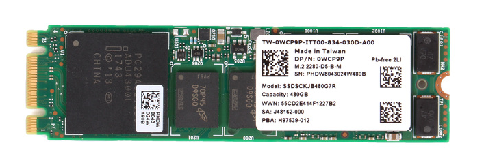 Dell Intel 480GB SATA 6G MLC RI M.2 2280 BOSS SSD - WCP9P SSDSCKJB480G7R