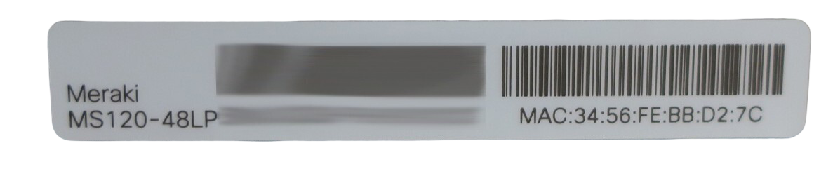 Cisco Meraki MS120-48LP-HW 48x 1GbE PoE+ + 4x SFP Cloud Managed Switch UNCLAIMED