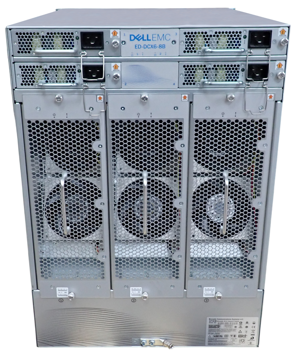 Dell EMC ED-DCX6-8B 8-Slot Gen6 Director + 4x FC32-48 2x CPX6 2x CR32-8 Modules