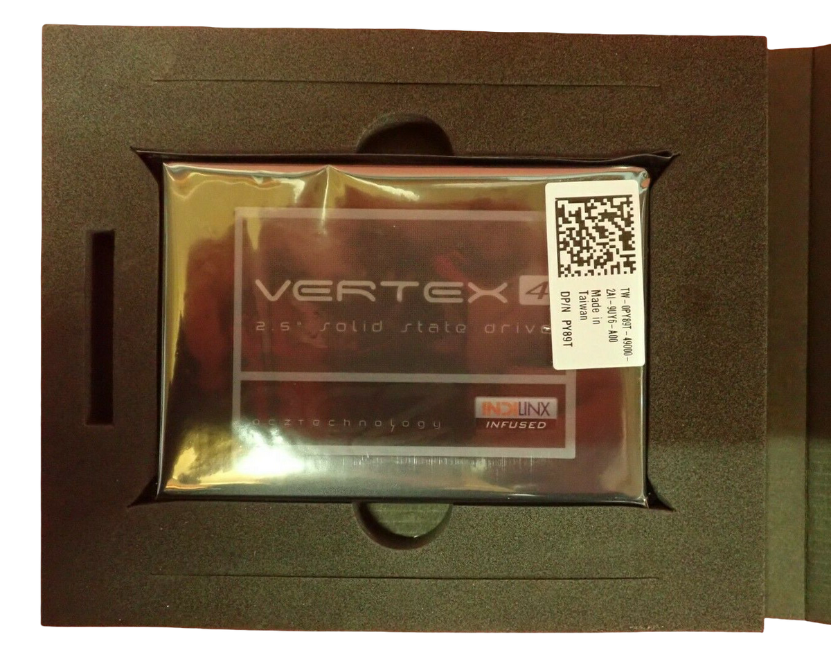 NEW Sealed Dell Vertex 4 512GB SATA 6Gb/s MLC 2.5" SSD - VTX4-25SAT3-512G PY89T