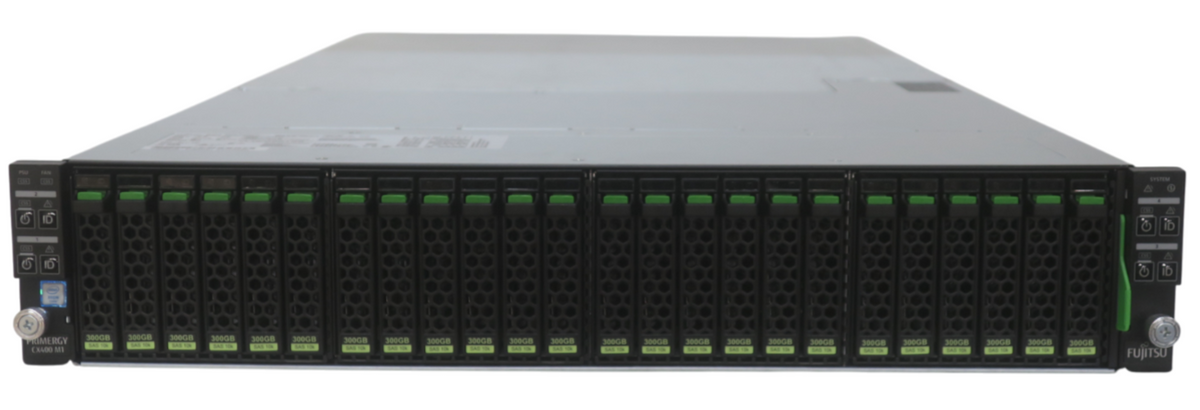 Fujitsu Primergy CX400 M1 7.2TB HDD 4x CX2550 M2 8x E5-2603 v4 64GB Node Server