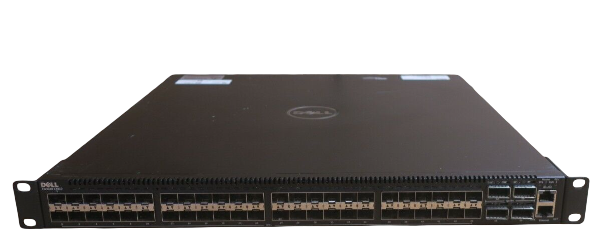 Dell Force10 S4810 S4810-01-64F 48x 1/10GbE SFP+ + 4x 40GbE QSFP+ Switch +2x PSU
