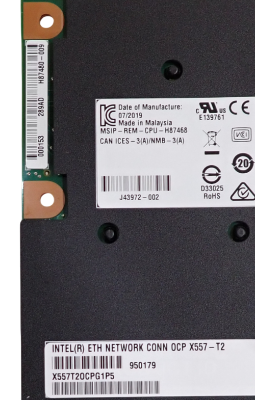 Fujitsu PLAN EM X557-T2 Dual-Port 10GBase-T OCP NIC Network Adapter Card