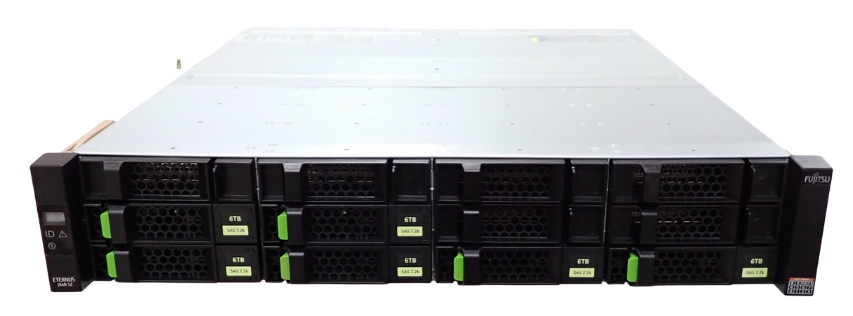 Fujitsu Eternus JX40 S2 12x 3.5" Bay Drive Enclosure ETJEBDUF + 6x 6TB HDD =36TB