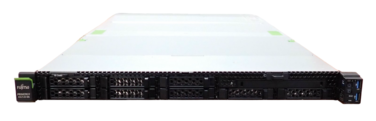 NEW Fujitsu Primergy RX2530 M6 8-Core Silver 4309Y 128GB DDR4 8-Bay 1U Server