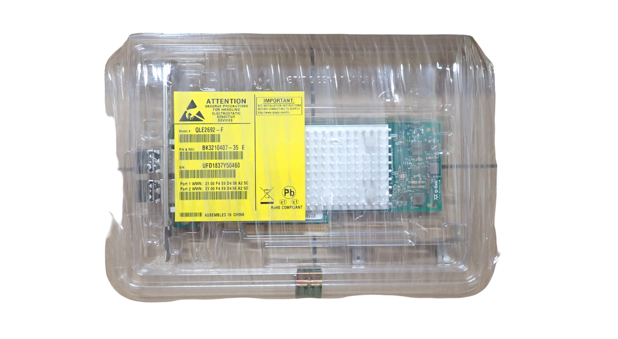 NEW Fujitsu Dual Port 16Gb QLE2692-F Host Bus Adapter HBA S26361-F5580-L502