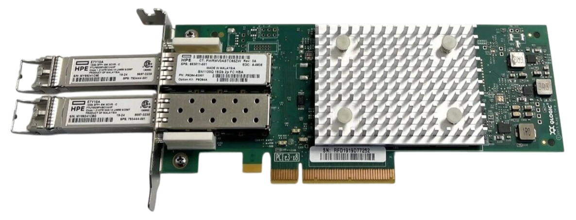 HPE StoreFabric SN1200E Dual Port 16Gb FC Host Bus Adapter HBA 870002-001 Q0L14A