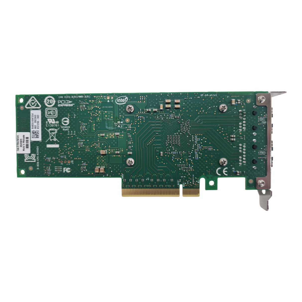 Dell Intel X710-T2L Dual Port Low Profile Network Interface Card HD44M