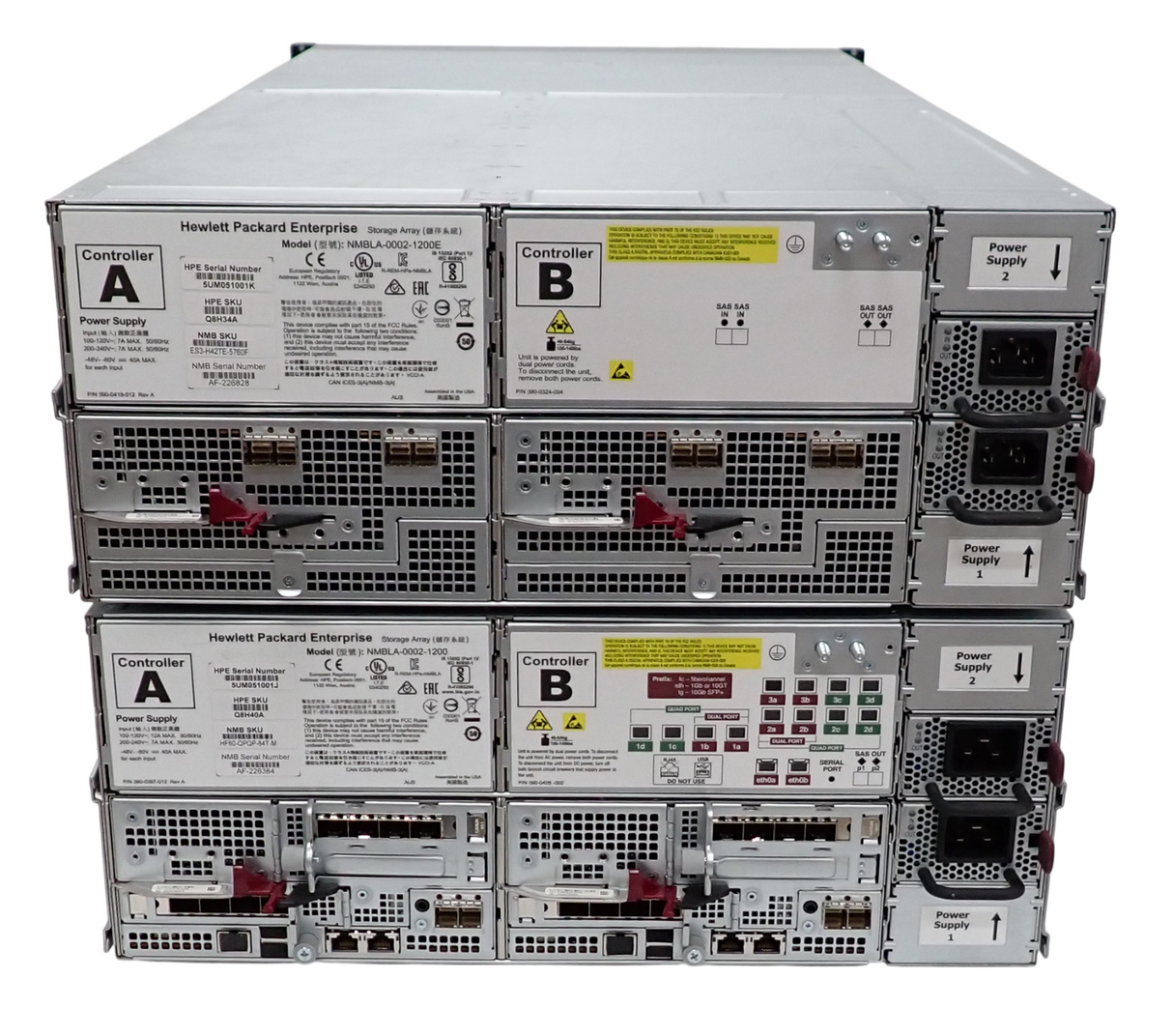 HPE Nimble Storage Flash Array HF60 84TB Q8H40A + ES3 Expansion Q8H34A 42TB
