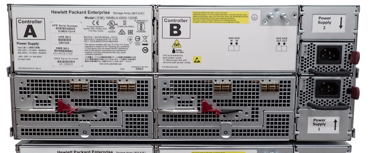 HPE Nimble Storage Flash Array HF60 84TB Q8H40A + ES3 Expansion Q8H34A 42TB