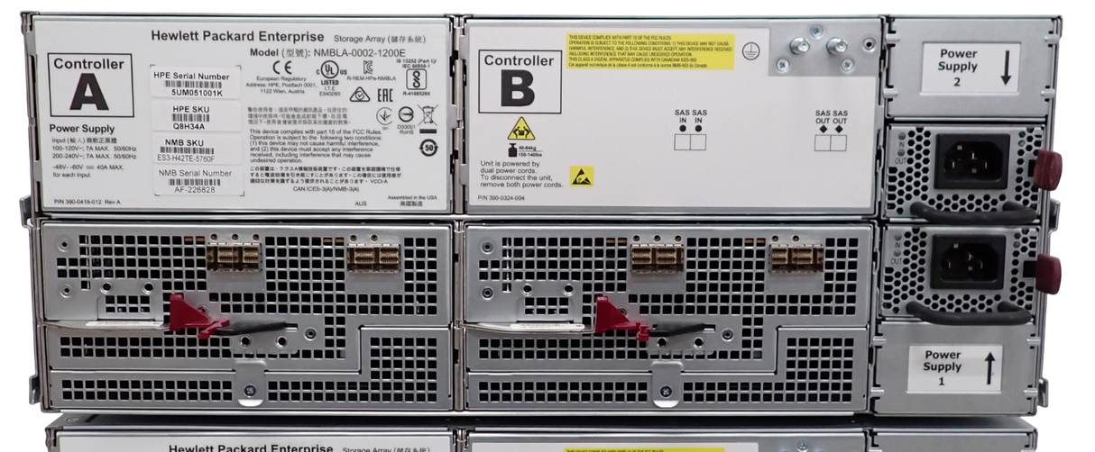 HPE Nimble Storage Flash Array HF60 84TB Q8H40A + ES3 Expansion Q8H34A 42TB