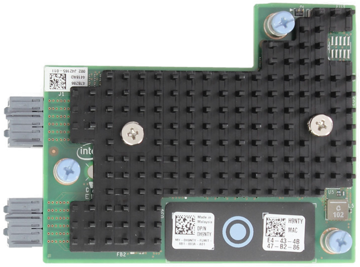 Dell H9NTY Intel XXV710 Dual Port 10/25Gb MX Mezzanine Mezz Card For MX740c