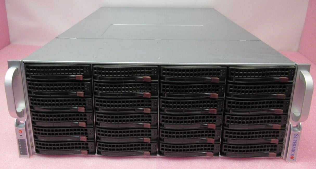 Supermicro CSE-847 X10DRi-T4+ Xeon E5-2600v3/v4 36 x 3.5" Bay 4U Storage Server