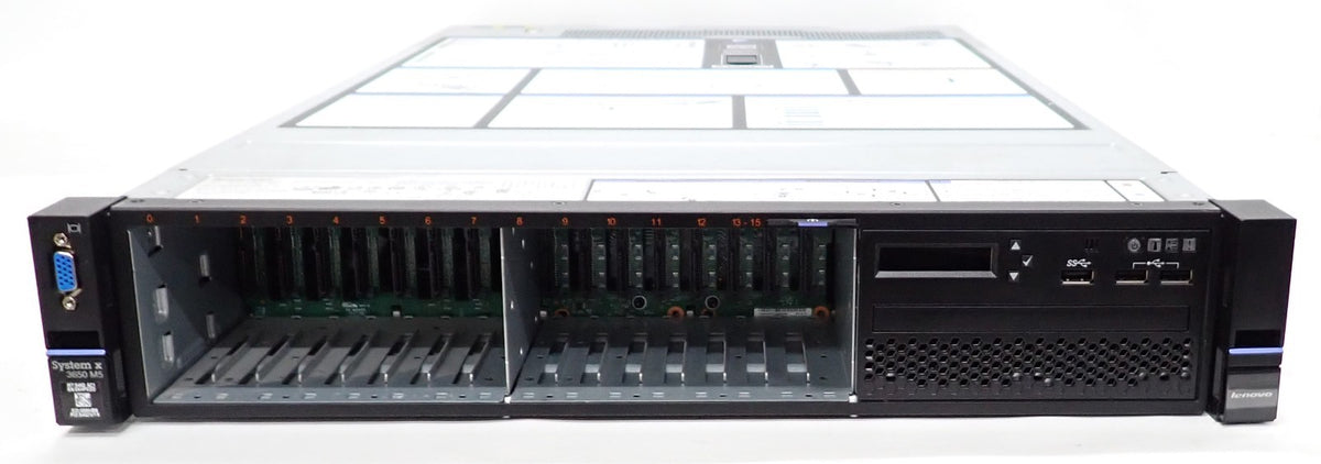Lenovo x3650 M5 5462-AC1 2x E5-2600v3 CPU 24-DIMM 16x 2.5" Bay 2U CTO Server