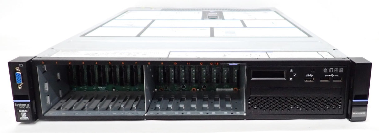 Lenovo x3650 M5 5462-AC1 2x E5-2600v3 CPU 24-DIMM 16x 2.5" Bay 2U CTO Server