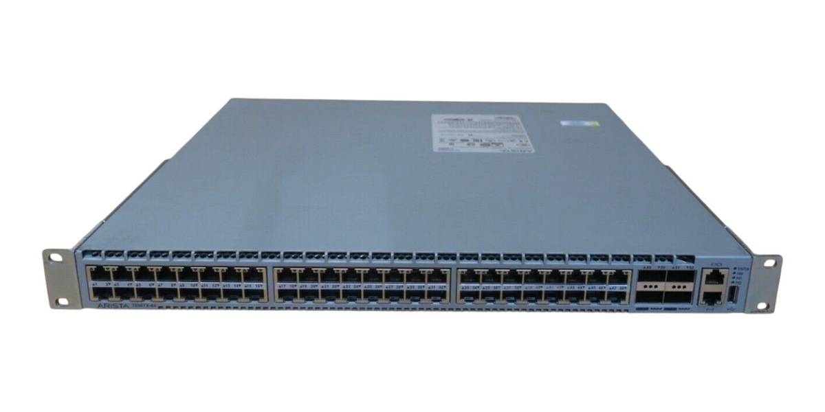 Arista DCS-7050TX-64-R 48x RJ45 1/10GBASE-T 4x 40GbE QSFP+ Switch 2x AC PSU