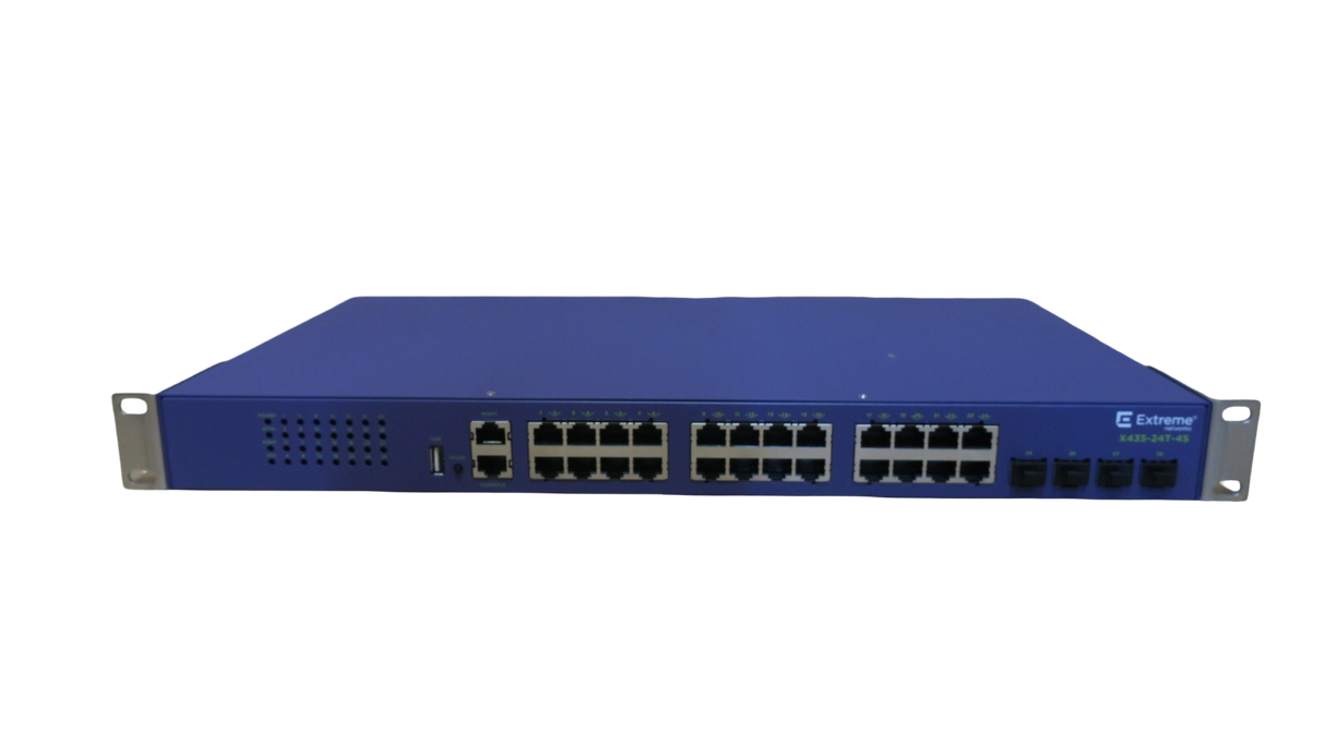 Extreme Networks X435-24T-4S 24-Port Managed Gigabit Rackmount Switch