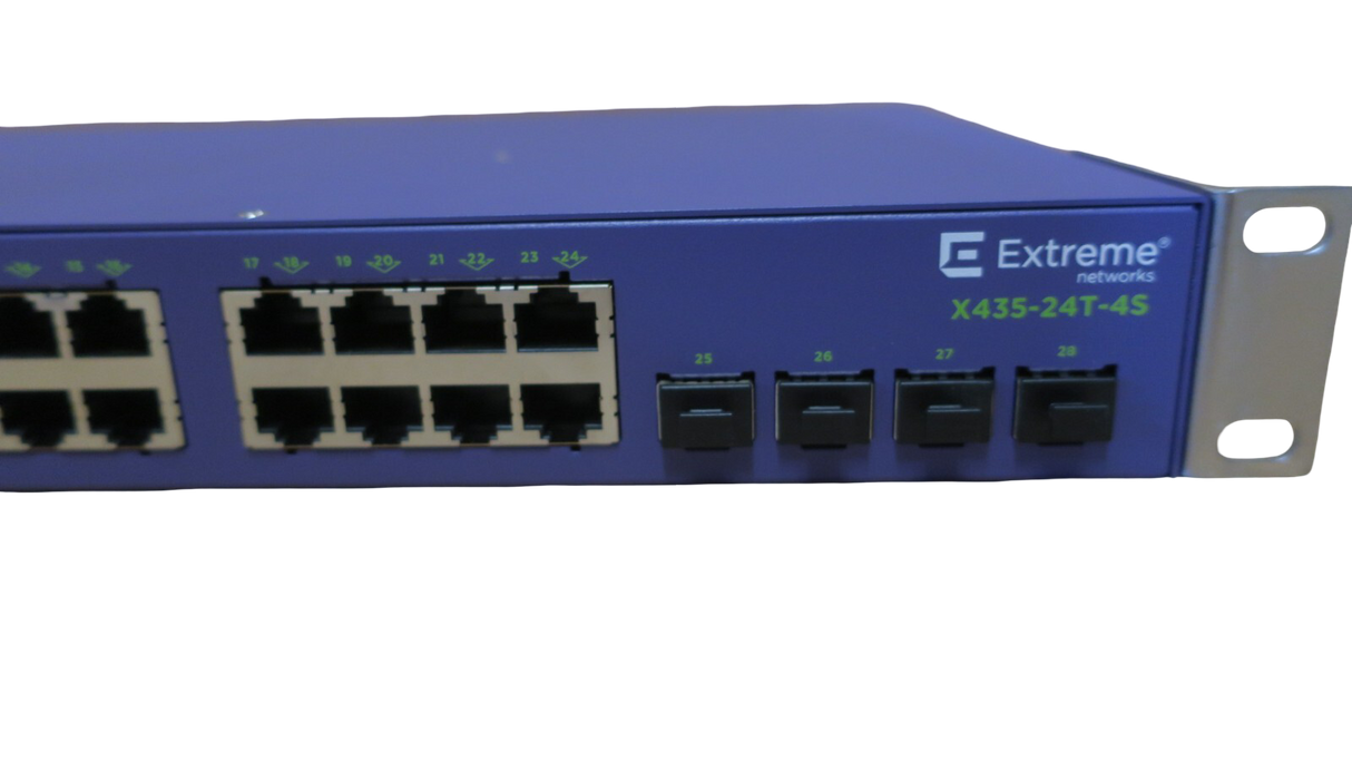 Extreme Networks X435-24T-4S 24-Port Managed Gigabit Rackmount Switch