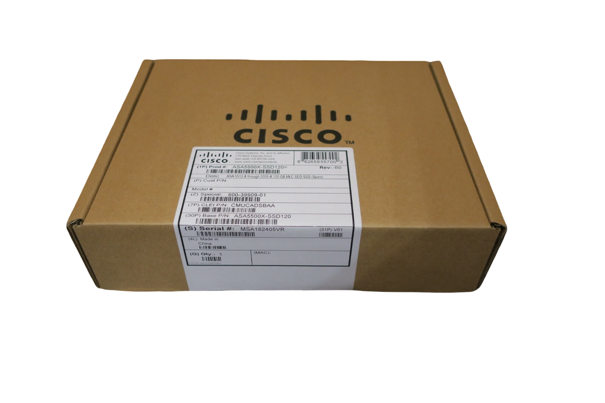 New Cisco ASA5500X-SSD120 120GB SSD MLC SED ASA5512-X To ASA5555-X Hard Drive