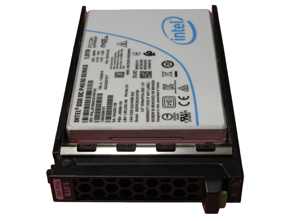 Fujitsu 1TB 2.5" PCIe3 NVME RI A3C40221017 Intel SSDPE2KX010T8C 10602566151