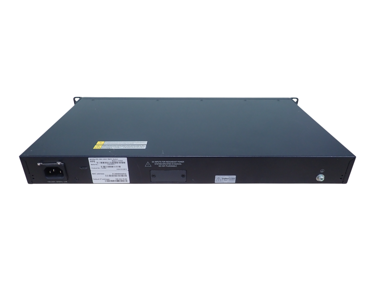 HPE OfficeConnect 1950 12XGT 12x 10G RJ-45 + 4x 10G SFP+ Port 1U Switch JH295A