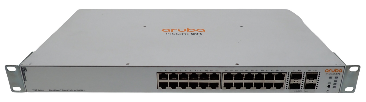 Aruba 1930 24x 1GBase-T PoE+ + 4x 10G SFP+ Port Smart Managed 195W Switch JL683A