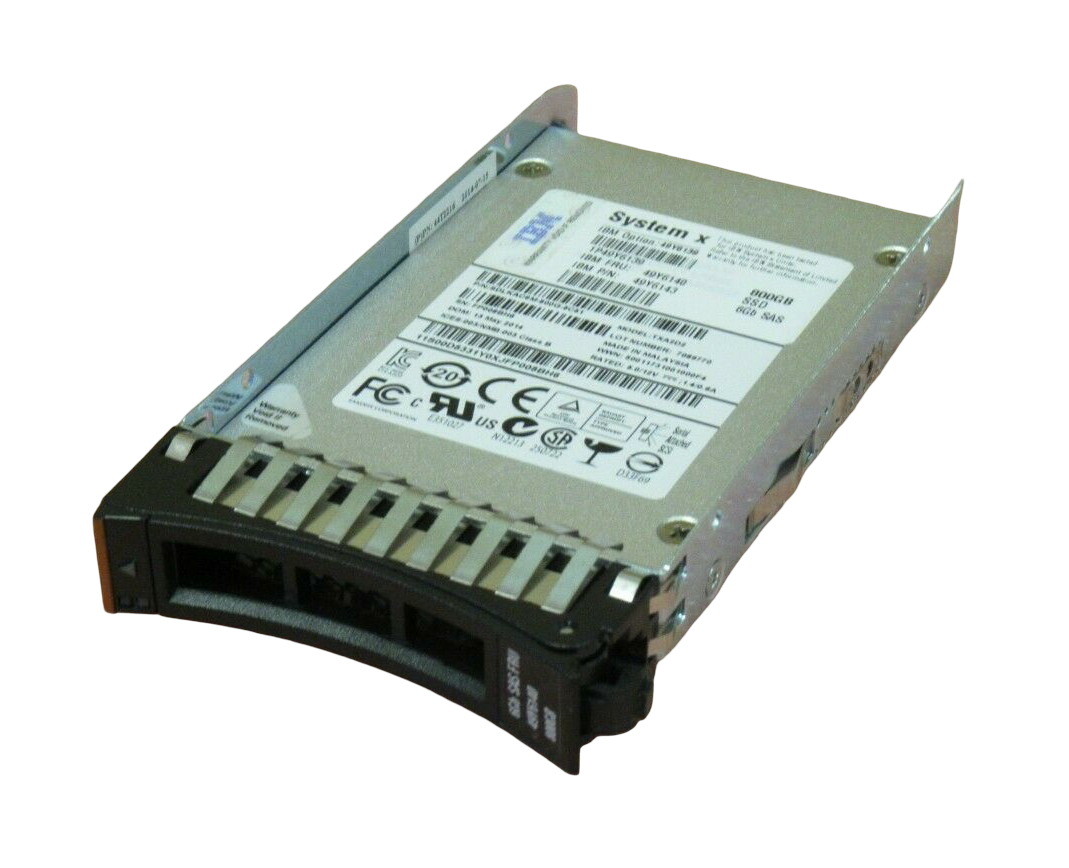 IBM 49Y6140 800GB 2.5'' 6G SAS MLC HS SSD Drive 49Y6139 49Y6143 System X HS23