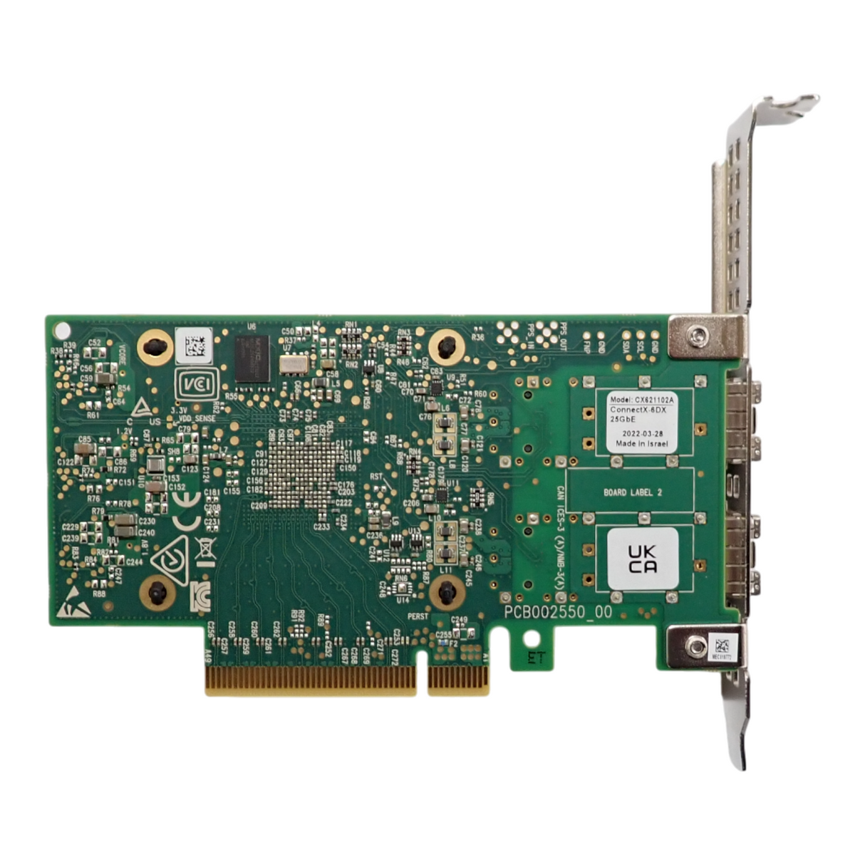 Mellanox MCX621102AN-ADAT Adapter Card 25GbE Crypto Disabled - Dual SFP28