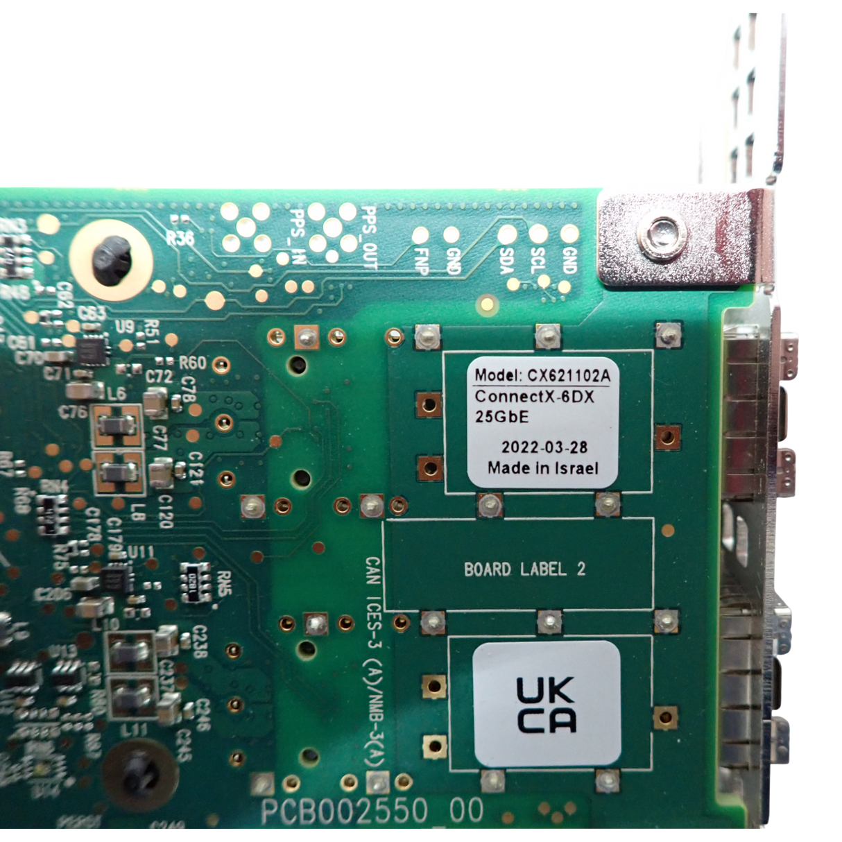 Mellanox MCX621102AN-ADAT Adapter Card 25GbE Crypto Disabled - Dual SFP28