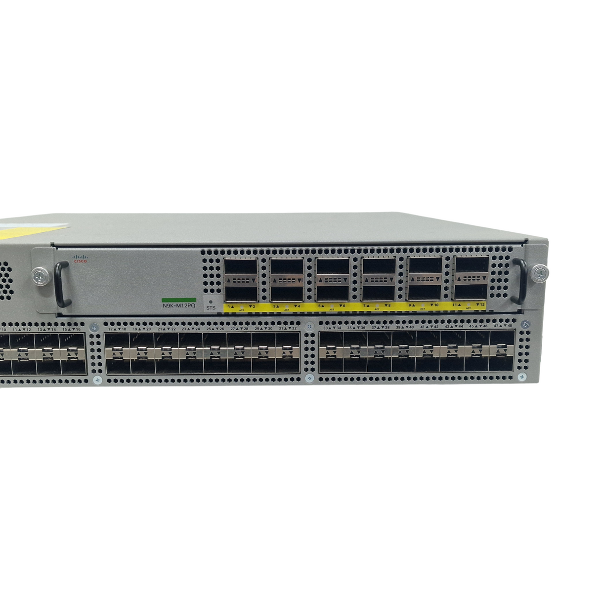 Cisco Nexus 9396PX N9K-C9396PX 48x 1/10GE SFP+ + N9K-M12PQ 12x 40GE QSFP Switch