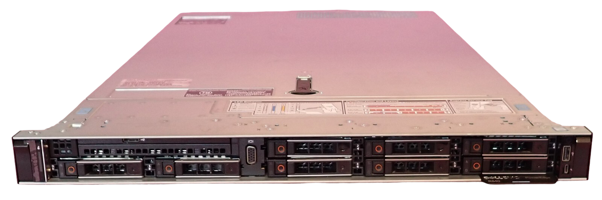 Dell PowerEdge R640 Dual Scalable 2nd Gen CPU 24-DIMM 8-Bay 1U CTO Server