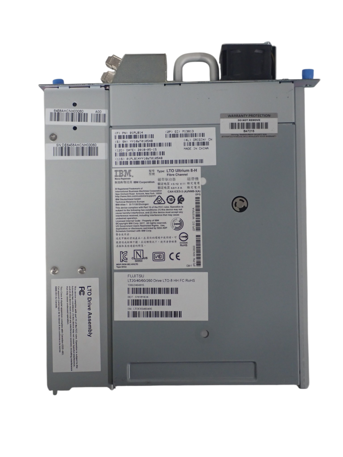 Fujitsu Eternus Ultrium 8-H LTO-8 HH FC Tape Drive 10602464815 FTS:LT14AFNE