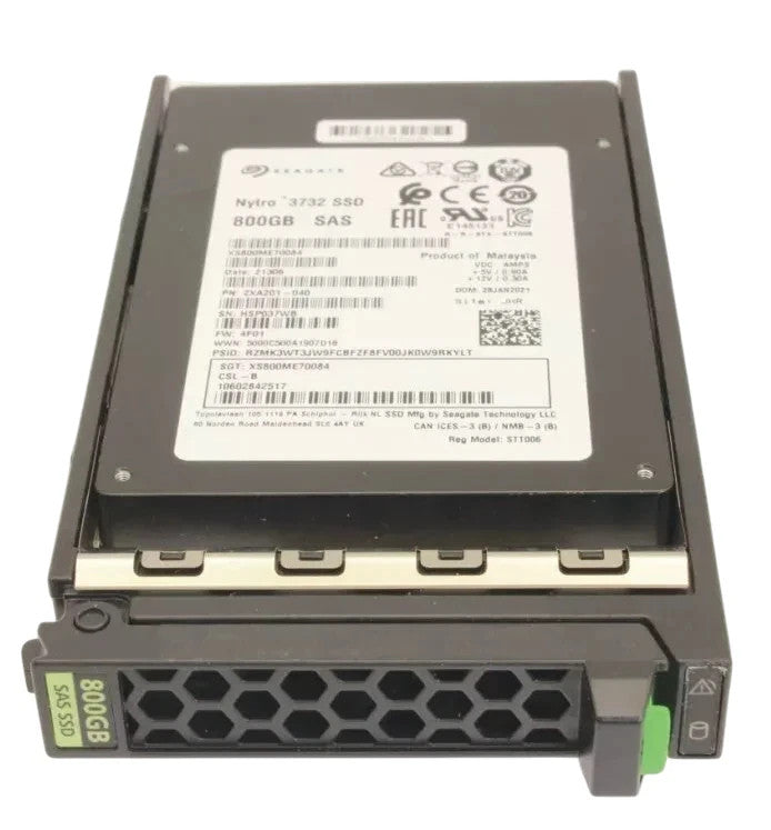 Fujitsu 800GB SAS 12Gb/s Write-Int 2.5" SFF H-P Solid State Drive SSD PY-SS80NGA