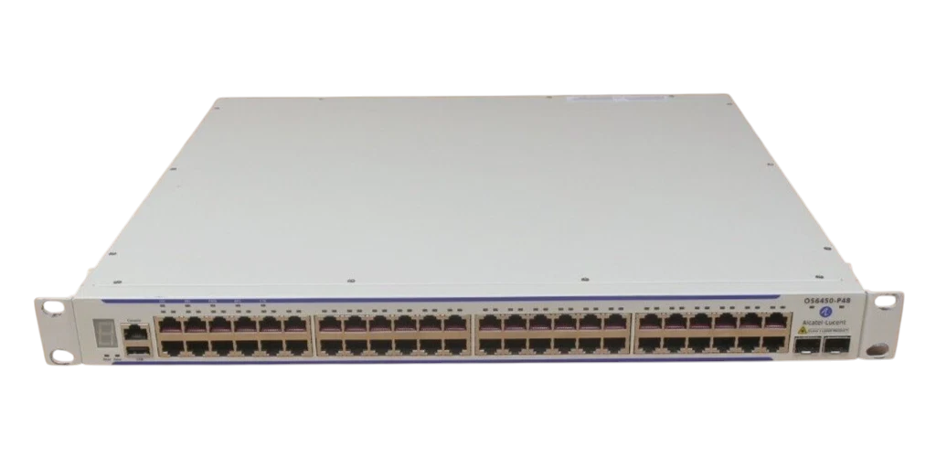Alcatel-Lucent OmniSwitch OS6450-P48 48x 1GbE PoE + 2x 10Gb SFP+ Ports 1U Switch