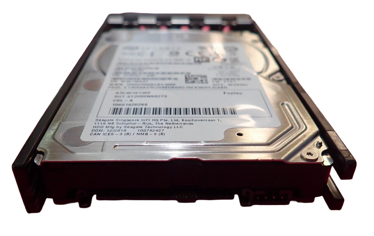 Fujitsu 2TB 7.2K 2.5" SAS 12G 512E Hot-Plug Hard Drive HDD S26361-F5573-L200