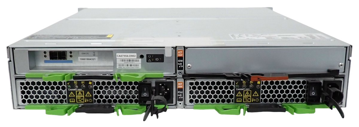 Fujitsu Eternus JX40 S2 Rack Storage Subsystem Array 12x 3.5" Bay 1x IOM12G 2xPS