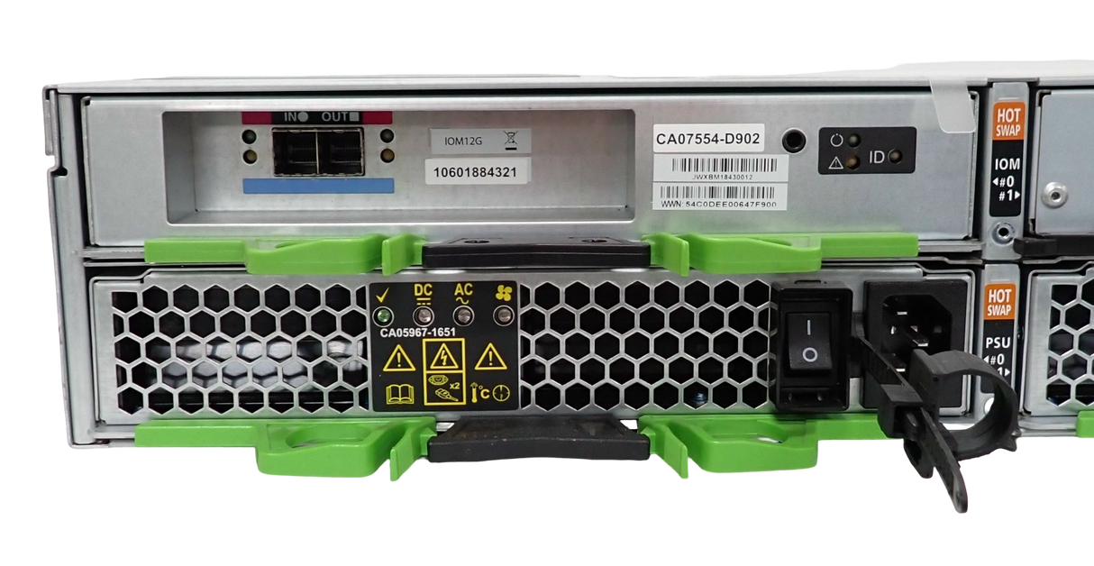 Fujitsu Eternus JX40 S2 Rack Storage Subsystem Array 12x 3.5" Bay 1x IOM12G 2xPS