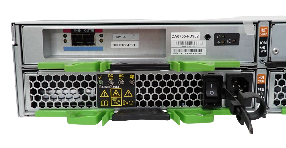 Fujitsu Eternus JX40 S2 Rack Storage Subsystem Array 12x 3.5" Bay 1x IOM12G 2xPS