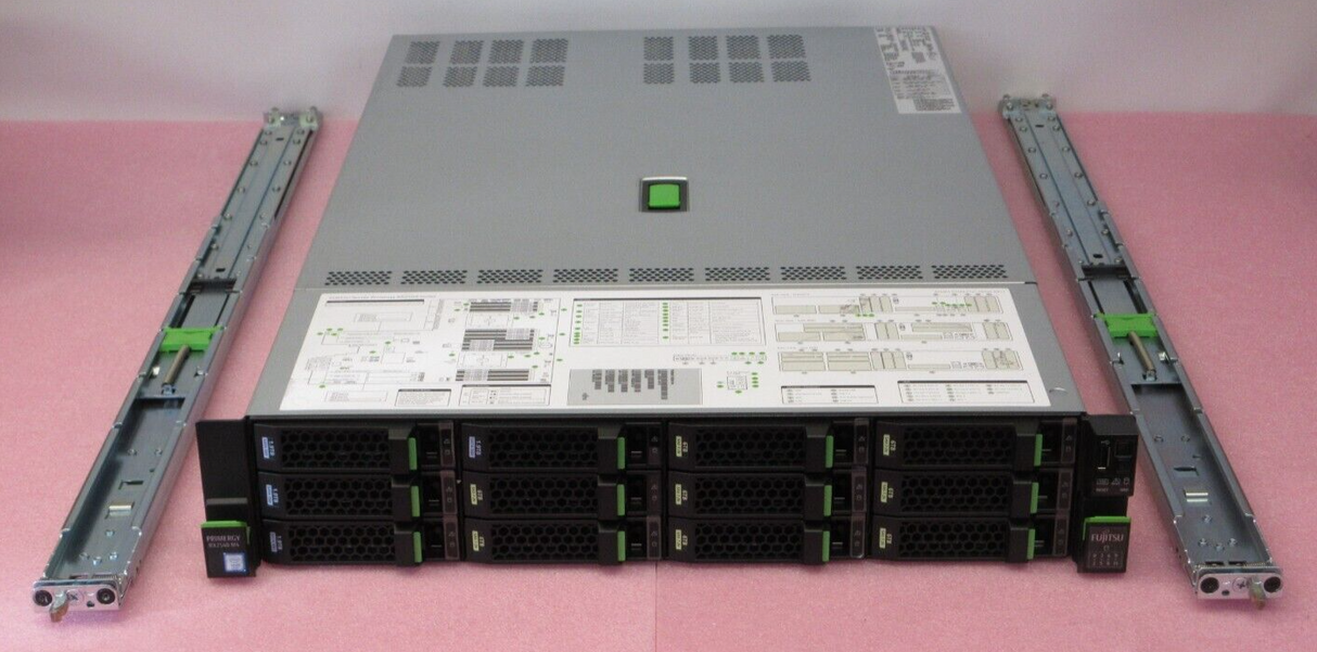 Fujitsu Primergy RX2540 M4 2x Gold 5115 384GB Ram 7.68TB SSD 48TB HDD 2U Server