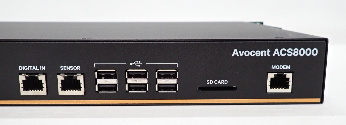 Vertiv Avocent ACS8000 8-Port Console Server DAC Dual AC With Modem ACS8008MDAC