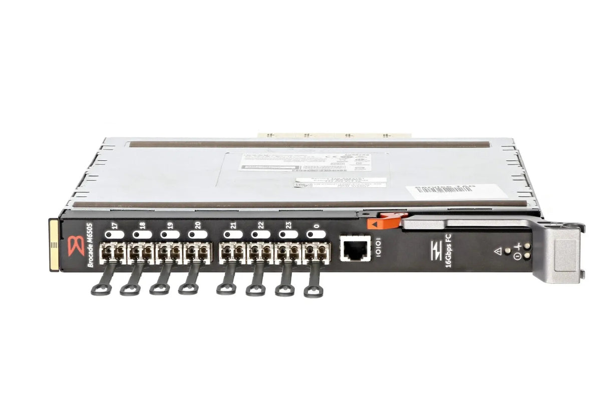 Dell Brocade M6505 24x SFP+ Active Ports + 8x 16Gb SFP+ Blade Switch HTPC7