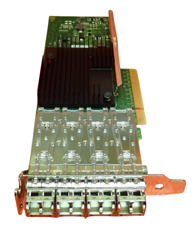 Fujitsu X710-DA4 Quad Port 10Gb SFP+ Network Adapter S26361-F3640-L504 + SFPs