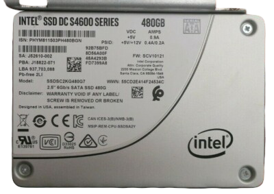 Fujitsu 480GB 2.5" 6Gb/s SATA Solid State Drive SSD SSDSC2KG480G7 in 3.5" Caddy