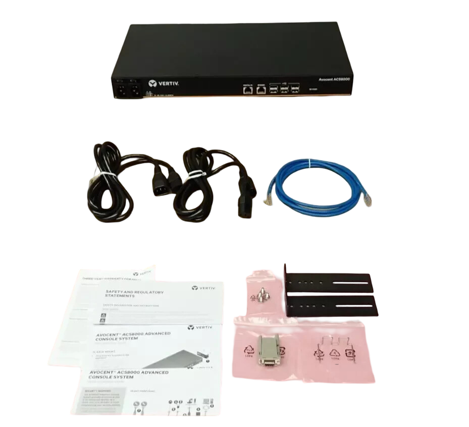 NEW Vertiv Avocent ACS8000 16-Port Console Server DAC Dual PSU ACS8016DAC