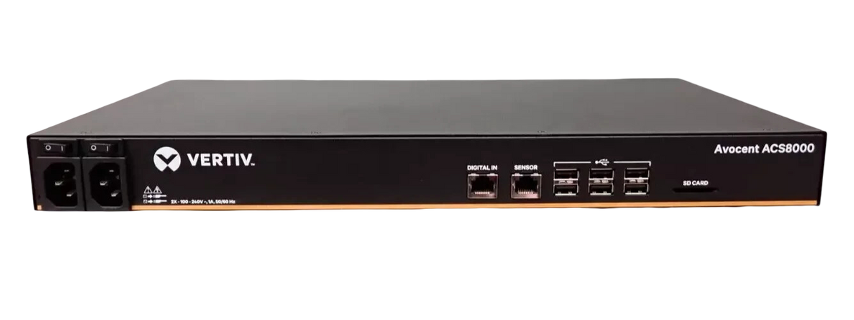 NEW Vertiv Avocent ACS8000 16-Port Console Server DAC Dual PSU ACS8016DAC